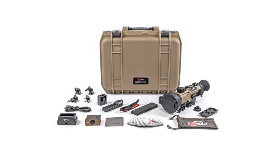 InfiRay Outdoor 4-8x 75mm RICO HYBRID 640 Multi-function Thermal Weapon Sight, 50 Hz, 640x512, Coyote Tan, IRAY-HYH75W