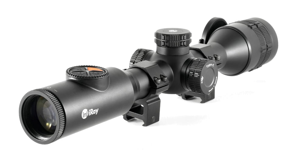 InfiRay Outdoor Bolt TL35 V2 3x35mm Thermal Rifle Scope, 384x288, 50hz, Black, Small, IRAY-TL35V2