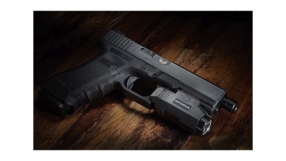 InForce 200 Lumen APL Weapon Mounted Light, Glock INF-APL-B-W-F