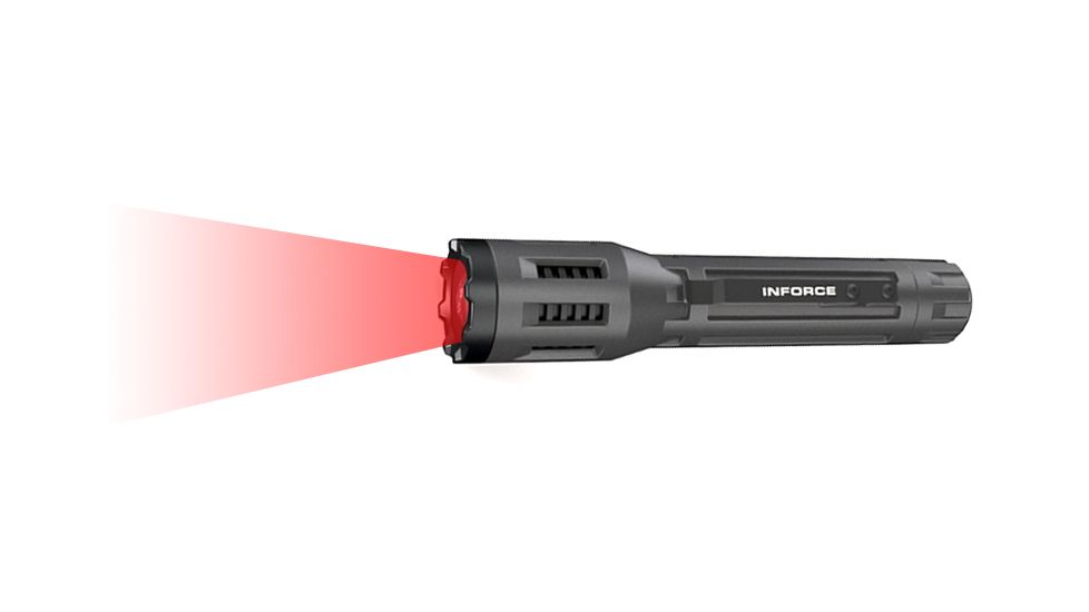 InForce 9V Flashlight Red LED INF-9V-B-R