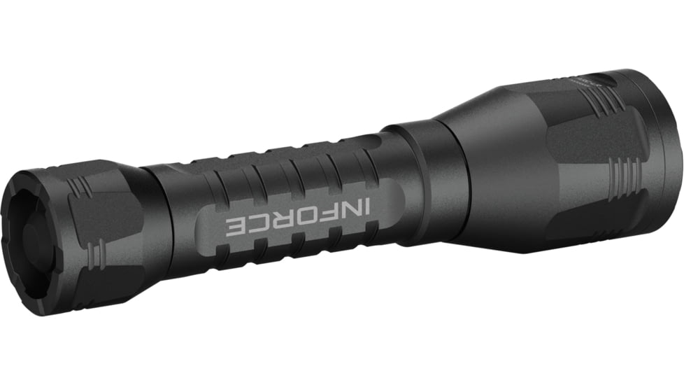 INFORCE ARC 650-Lr-H Rechargeable 18650 Li-Ion 1400 Lumens LED Flashlight Handheld Kit, Black, IF73002