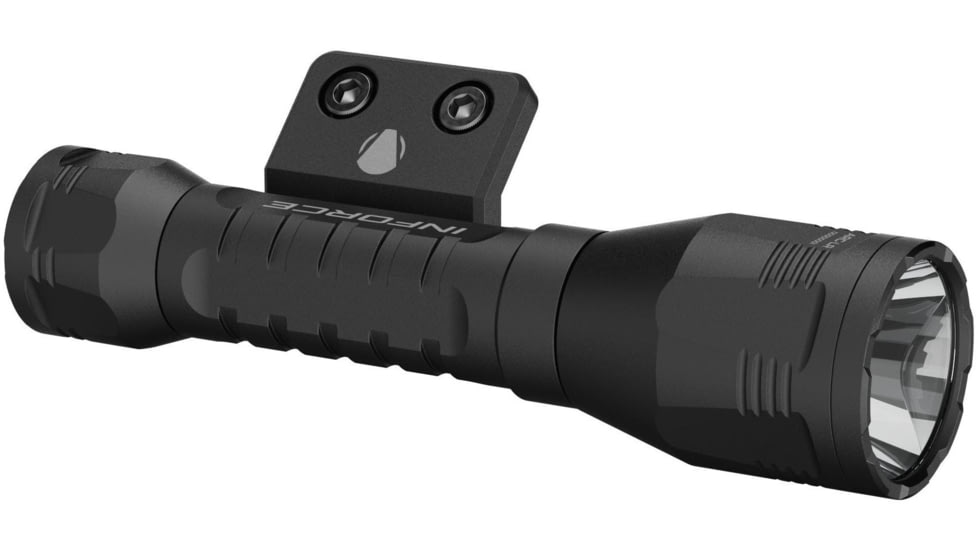 INFORCE ARC 650-Lr-M Rechargeable 18650 Li-Ion 1400 Lumens LED Flashlight Kit w/Mount, Black, IF71016