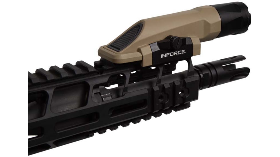 INFORCE Gen 3 - WMLx White-IR 900 Lumens Weapon Light, CR123a, FDE Body, IF71014DE