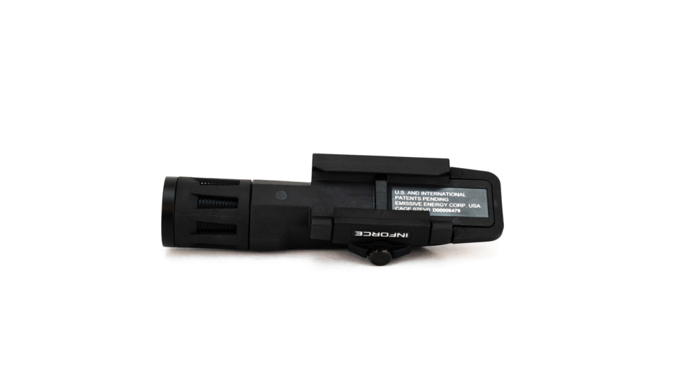 INFORCE Multifunction LED Weapon Mounted Light, CR123A, IR/White, 700 Lumens, Black, WX-05-2