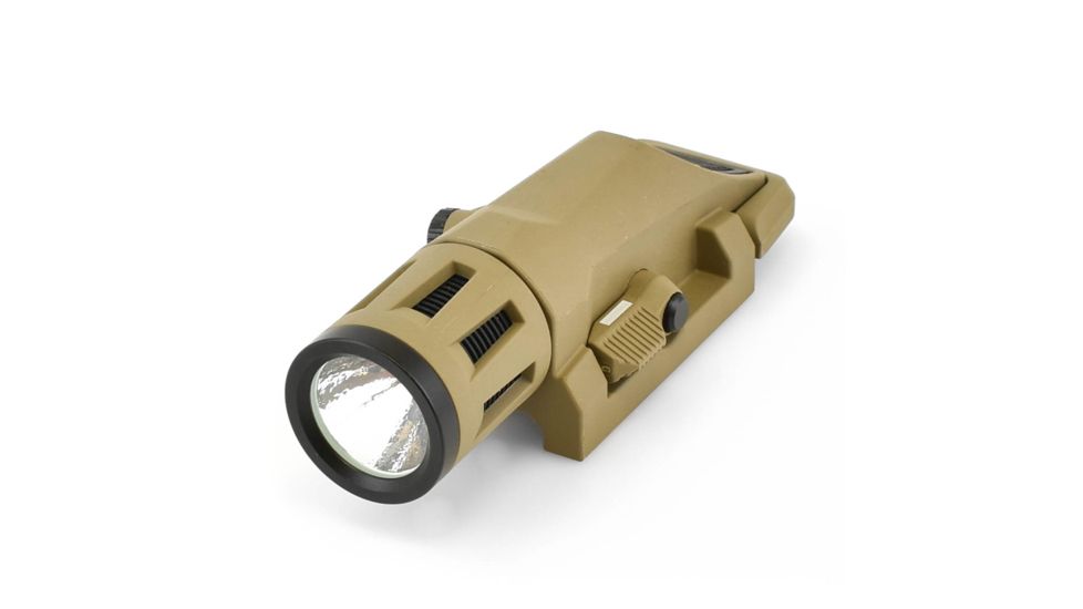 InForce WML Weapon Mounted Multifunction White LED Tactical Light, 400 Lumens, Flat Dark Earth, CR123A, W-06-1