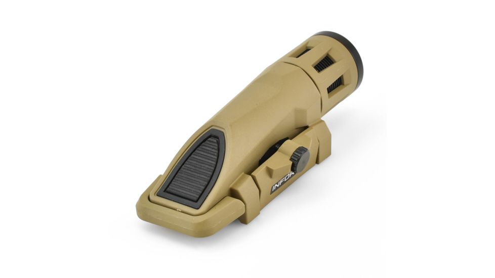 InForce WML Weapon Mounted Multifunction White LED Tactical Light, 400 Lumens, Flat Dark Earth, CR123A, W-06-1