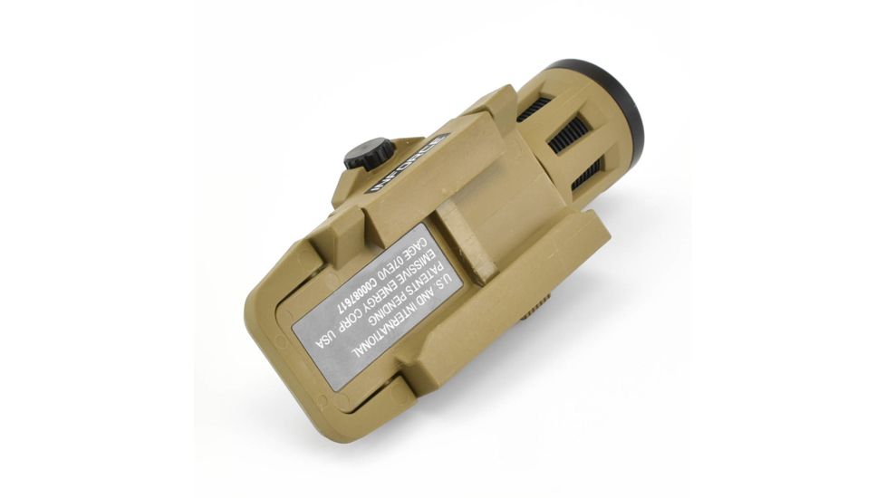 InForce WML Weapon Mounted Multifunction White LED Tactical Light, 400 Lumens, Flat Dark Earth, CR123A, W-06-1