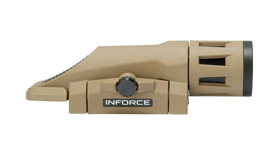 INFORCE Multifunction Weapon Mounted White/IR Light, CR123A, 400 Lumens, Flat Dark Earth, W-06-2