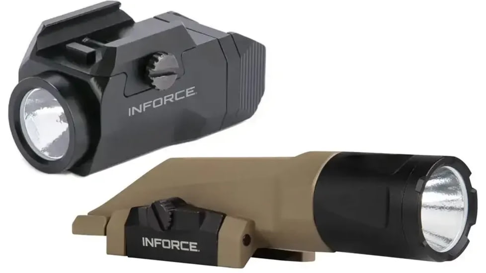 INFORCE Wild 1 Weapon Light &amp; INFORCE Gen 3 WMLx Weapon Light - FDE