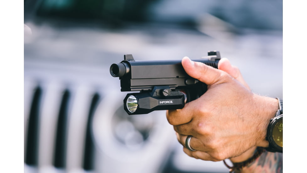 INFORCE Wild 2 Weapon Integrated Lighting Device, 1000 Lumens, Black, WLD2-05-1