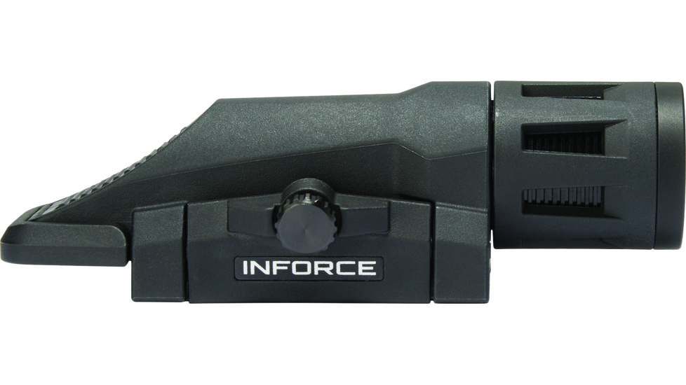 InForce WML Weapon Mounted Multifunction White LED Tactical Light, 400 Lumens, Black, W-05-1