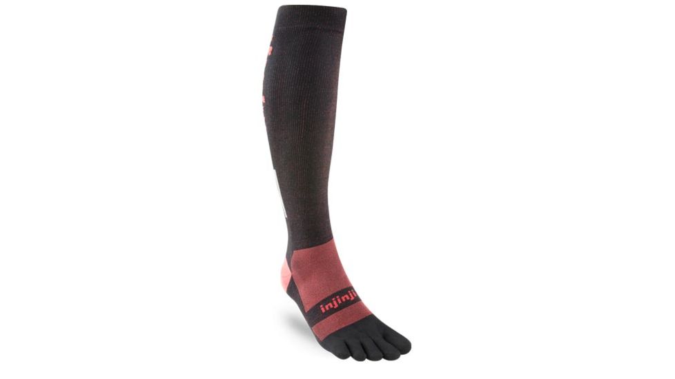 Injinji Compression Lightweight OTC Socks - Mens, Black, Large, 251490-BLK-L