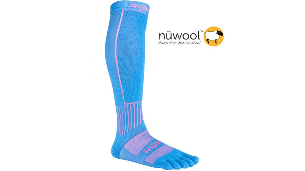 Injinji Snow Midweight OTC Sock - Womens-Indigo-Small