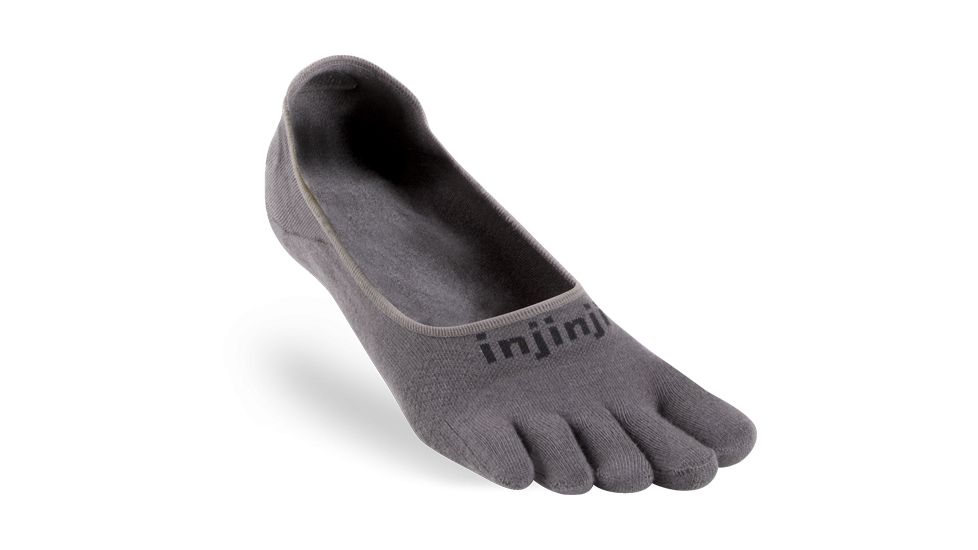 Injinji Sport Lightweight Hidden Coolmax Socks - Mens, Charcoal, Small, 052100-CHR-S