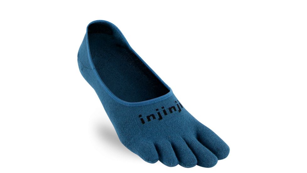 Injinji Sport Lightweight Hidden Coolmax Socks - Mens, Steel, Small, 52100-STE-S