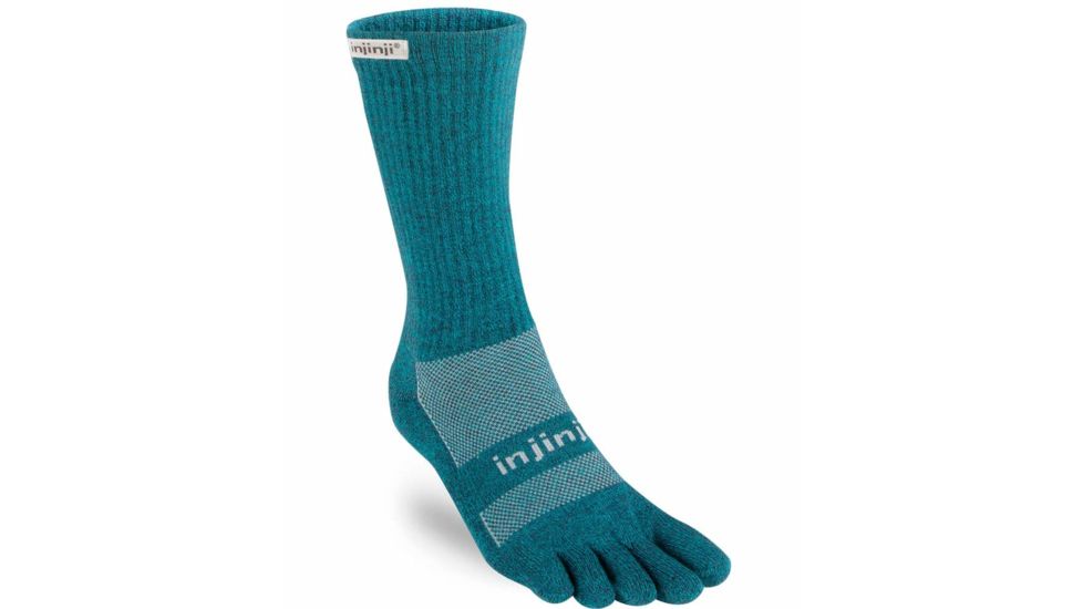 Injinji Trail Midweight Crew Xtralife Socks - Mens, Space, Small, 213170-SPC-S