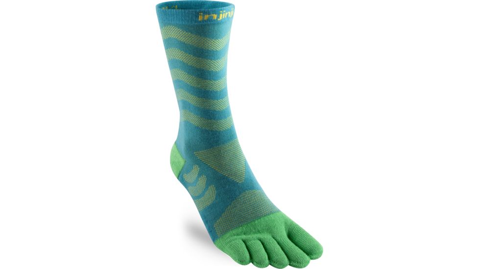 Injinji Ultra Run Crew Socks - Womens, Cove, Extra Small/Small, 401171-COV-XS/S