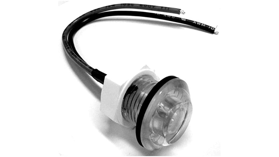 Innovative Lighting LED Bulkhead Livewell Flush Mount Light, Amber, 011-1500-7