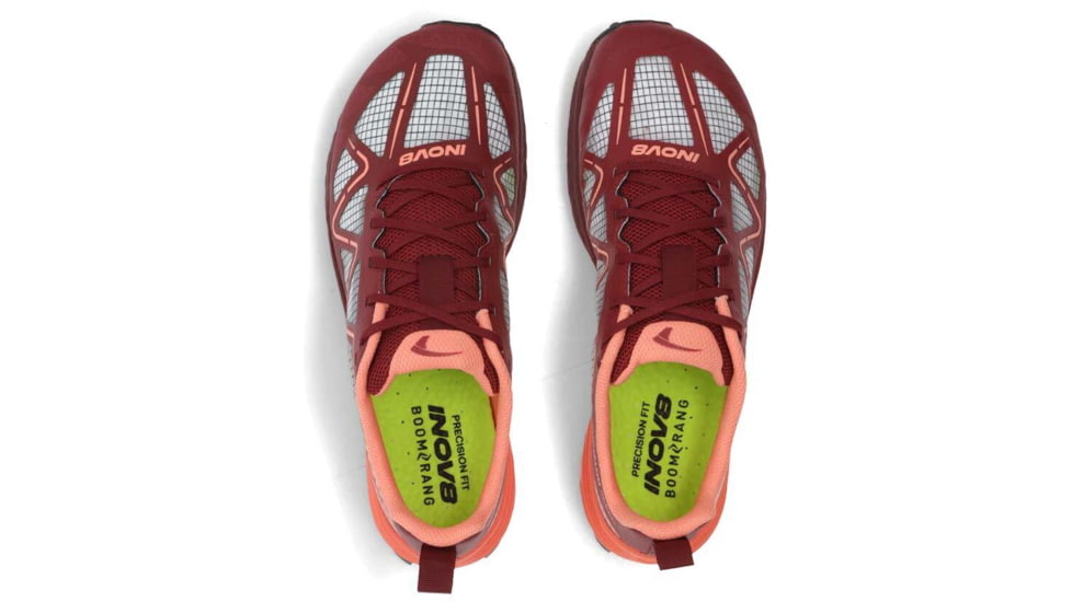 Inov-8 MudTalon Speed Running Shoes - Womens, Burgundy/Coral, 8, 001147-BUCO-P-001-M6.5/ W8