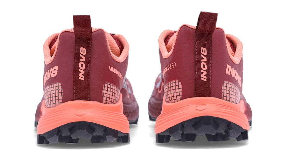 Inov-8 MudTalon Speed Running Shoes - Womens, Burgundy/Coral, 8, 001147-BUCO-P-001-M6.5/ W8