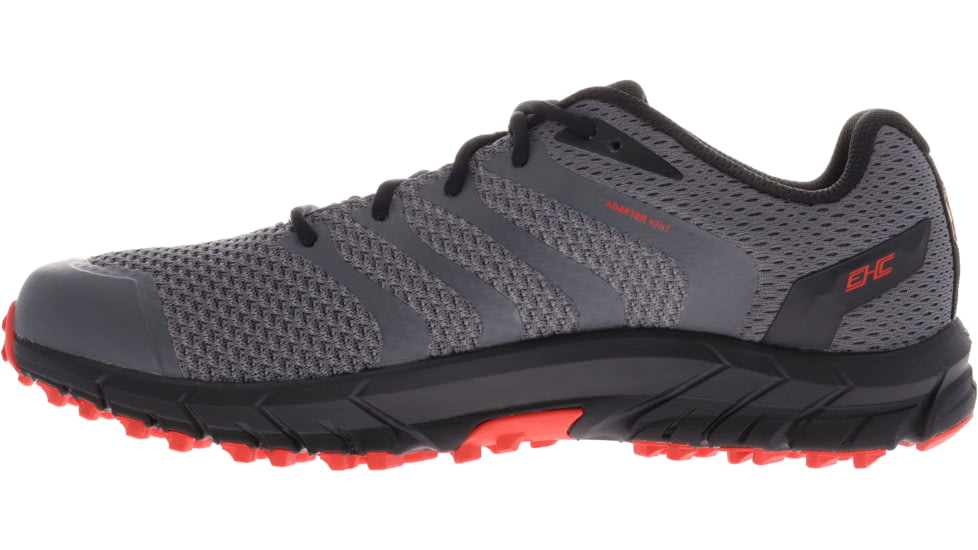 Inov-8 Parkclaw 260 Knit Athletic Shoes - Mens, Grey/Black/Red, 12/ 47/ M13/ W14.5, 000979-GYBKRD-S-01-13