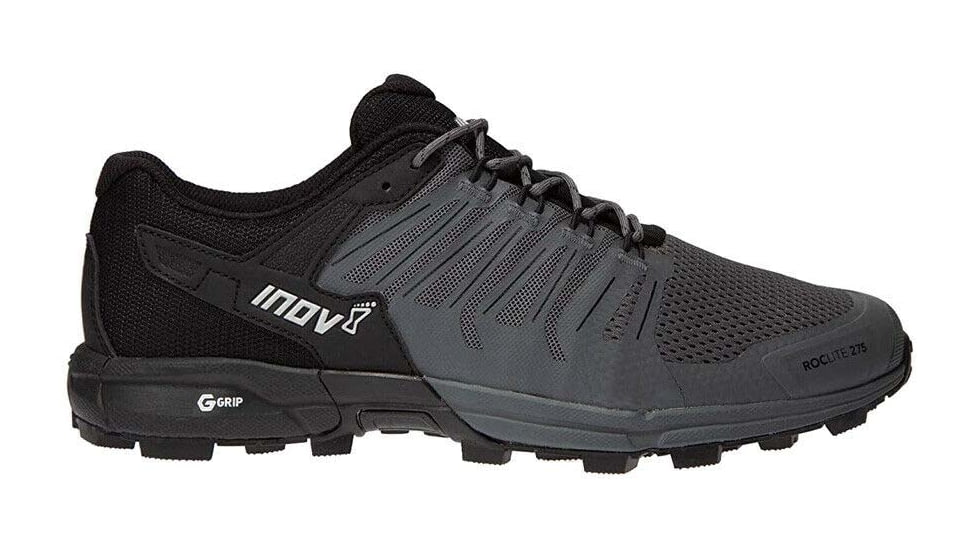 Inov-8 Roclite G 275 Trailrunning Shoes - Mens, Grey/Black, M8, 000806-GYBK-M-01-8