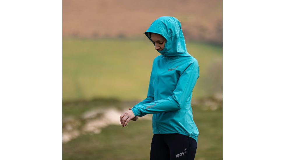 Inov-8 Stormshell FZ Jacker - Womens, Teal, 4, 000577-TL-01-4