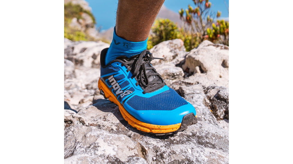 Inov-8 TrailFly G 270 V2 Shoes - Mens, Blue/Nectar, 8/ 42/ M9/ W10.5, 001-065-BLNE-S-01-9