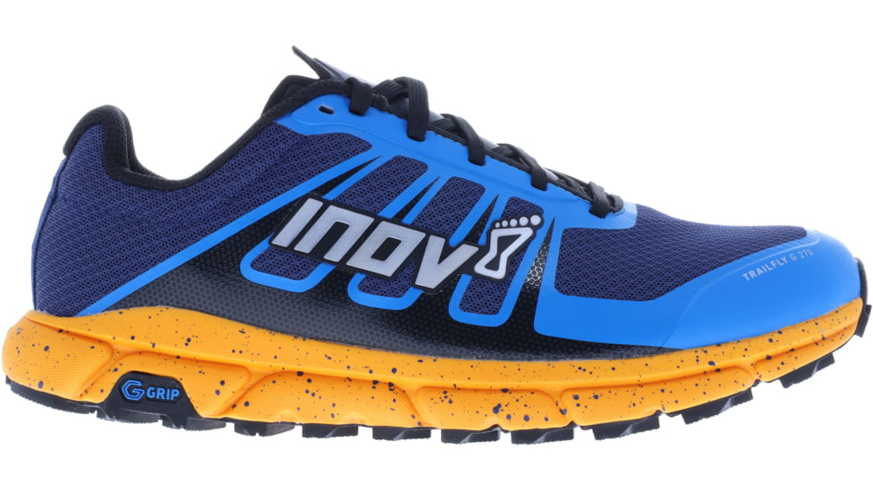 Inov-8 TrailFly G 270 V2 Shoes - Mens, Blue/Nectar, 8/ 42/ M9/ W10.5, 001-065-BLNE-S-01-9