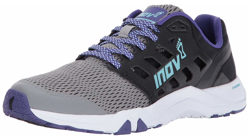 Inov8 All Train 215 Trail Running Shoe - Womens, Grey/Black/Purple, 9.5, 000567-GYBKPL-M-01-9.5