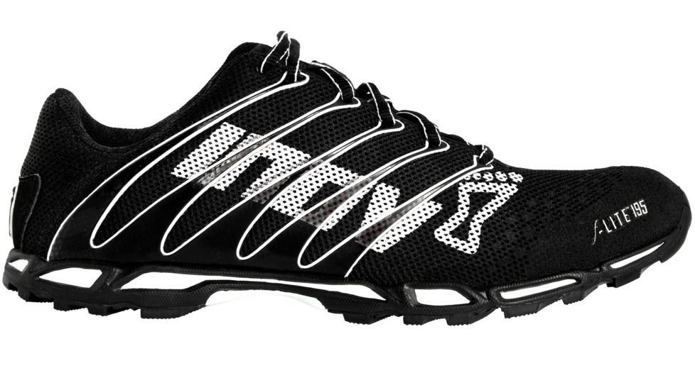 Inov8 F-Lite 195 Precision Fit Trail Running Shoe - Women's-9 US-Black/White