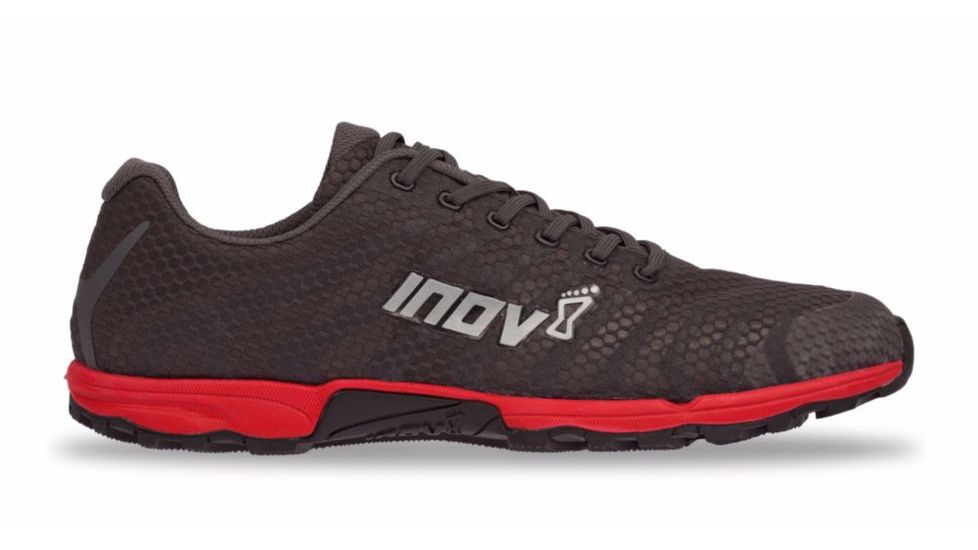 Inov8 F-LITE 195 V1 Running Shoe - Mens, Grey/Red, 8 000640-GYRD-P-01