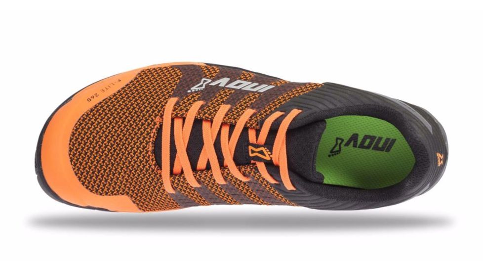 Inov8 F-Lite 260 Knit Training Shoes - Mens, Orange/Black, 11.5, 000727-ORBK-s-11.5