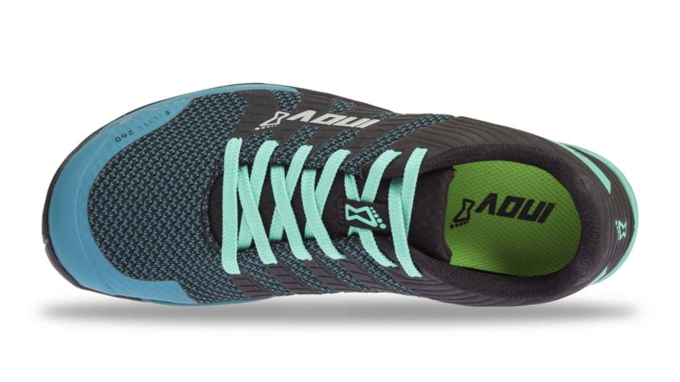 Inov8 F-Lite 260 Knit Training Shoes - Womens, Teal/Black, 6.5, 000729-TLBK-s-6.5