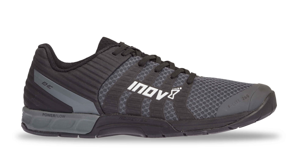Inov8 F-Lite 260 Training Shoes - Mens, Grey/Black, 8, 000726-GYBK-s-8