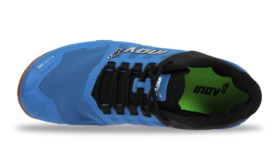 Inov8 F-Lite 290 Running Shoes, Blue/Black, Wide - 9, 000767-BLBK-S-01-9