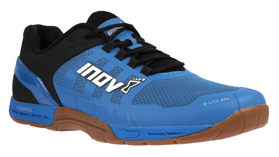Inov8 F-Lite 290 Running Shoes, Blue/Black, Wide - 9, 000767-BLBK-S-01-9