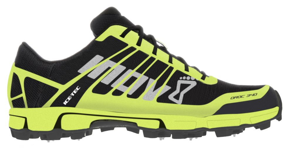 Inov8 Oroc 340 Precision Fit Shoe - Men's-Black/Lime-Medium-8.5 US