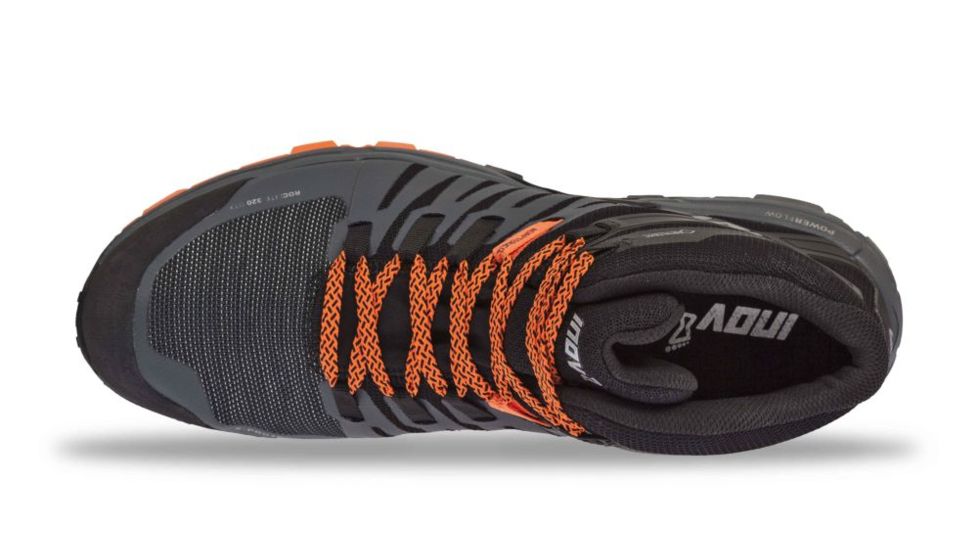 Inov8 Roclite 320 GTX Trail Running Shoes - Mens, Black/Grey/Orange, M-8, 000716-BKGYOR-M-8