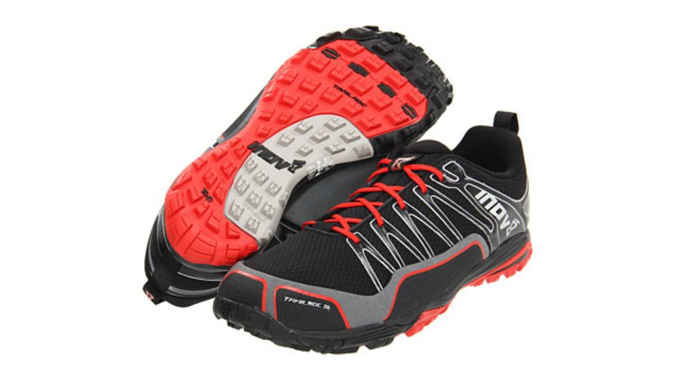 Inov8 Trailroc 255 Trail Running Shoe - Men's-Black/Red-12.5 US