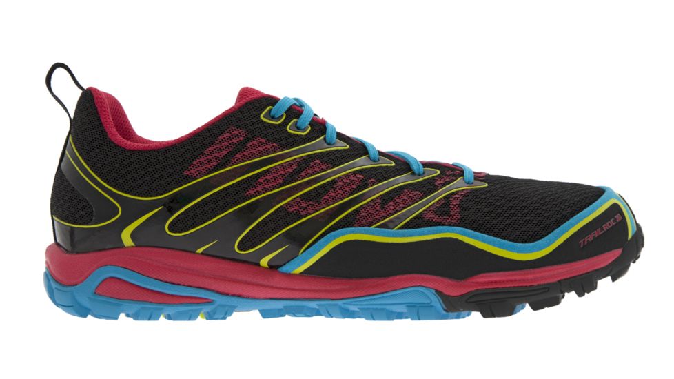 Inov8 Trailroc 255 Trail Running Shoe - Womens-Black/Pink/Green-Medium-10 US