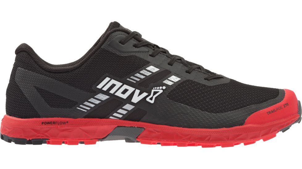 Inov8 Trailroc 270 Trail Running Shoe - Men's-Black/Red-Medium-9
