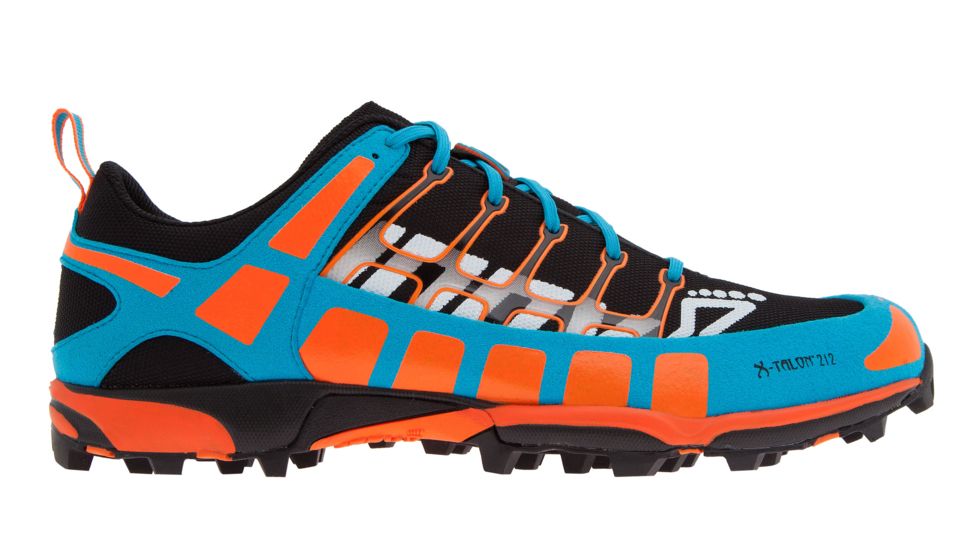 Inov8 X-Talon 212 Precision Fit Trail Running Shoe - Men's-9.5 US-Black/Orange/Blue
