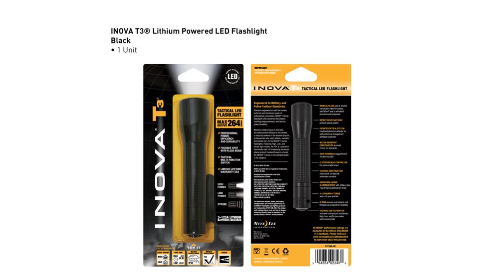 Inova T3 Flashlight T3TMB-HB