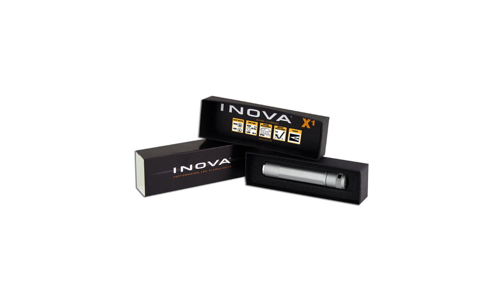 Inova X1 AA Powered 55 Lumens Titanium LED Flashlight