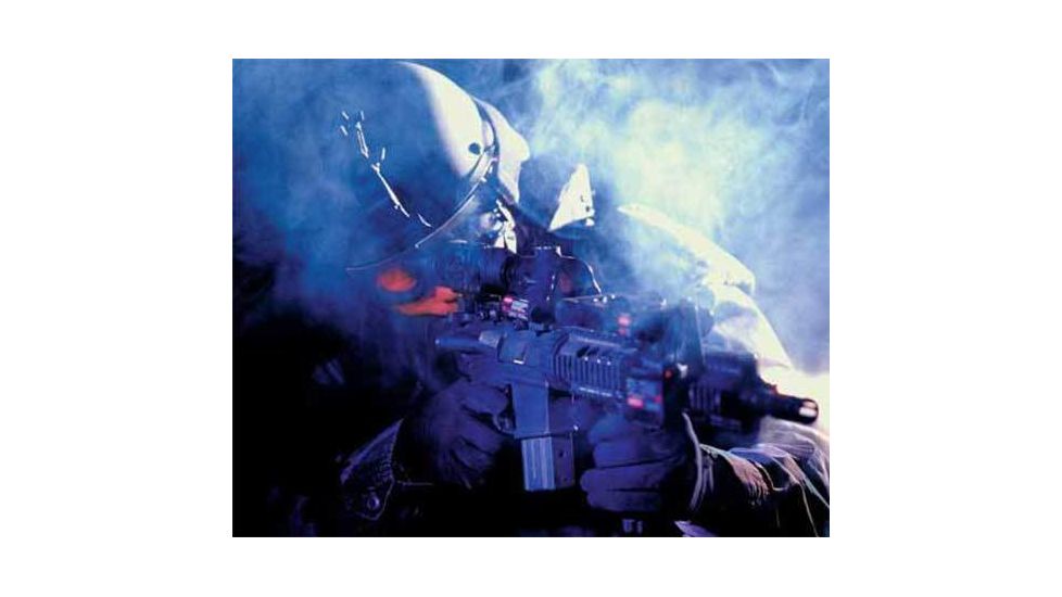EOTech AN/PEQ-2A IR Aiming Laser and Illuminator Mounted on M16