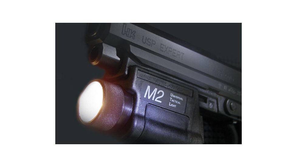 M2 UTL EOTech Universal Tactical Light Mounted on HK USP Expert Pistol