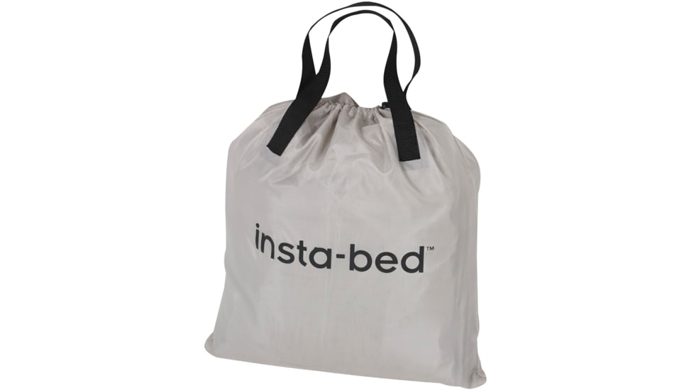 Insta-Bed 18in Matress w/ Internal AC Pump and Plush Top, French Grey, Queen, 8402318
