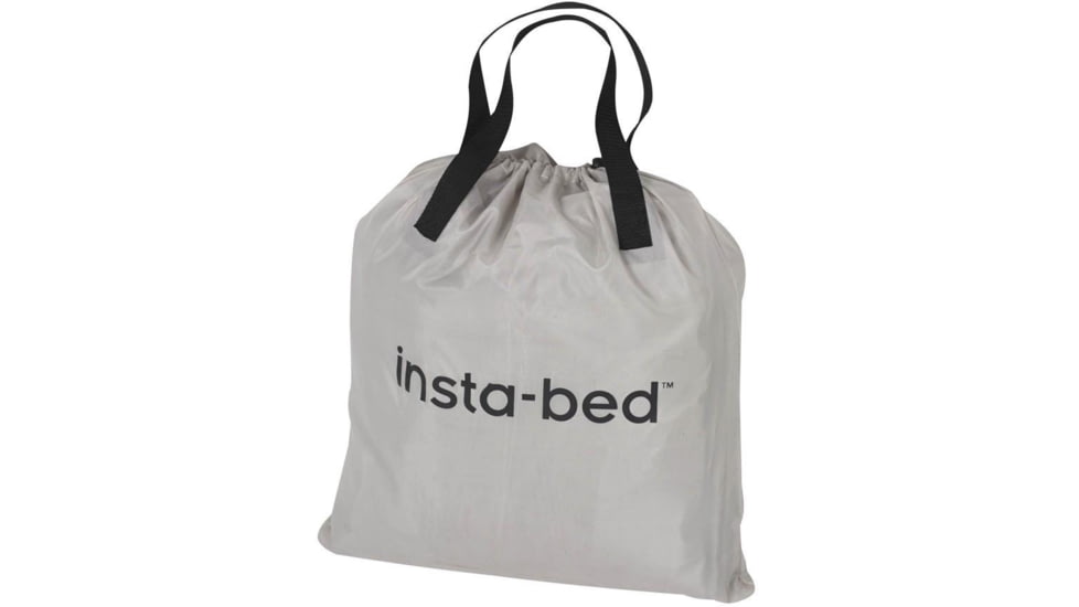 Insta-Bed 18in Raised Matress w/ NeverFLAT Pump, Gray, Twin, 840016G