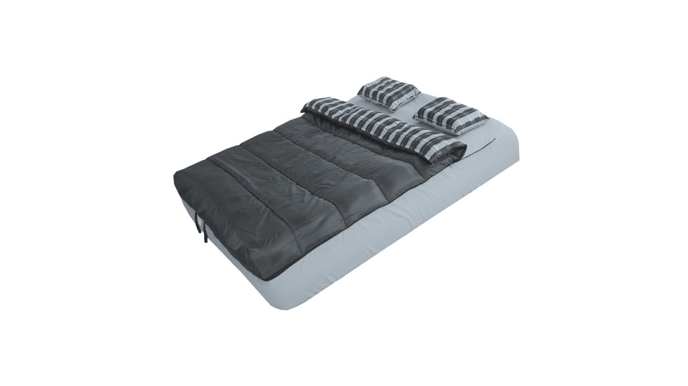 Insta-Bed 6 Piece Matress Bed Set for Airbeds, Gray, Queen, 84000316